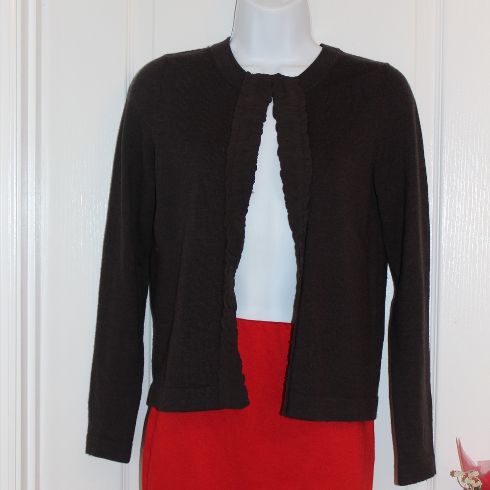 Banana Republic Cardigan Italian Merino Wool Small
